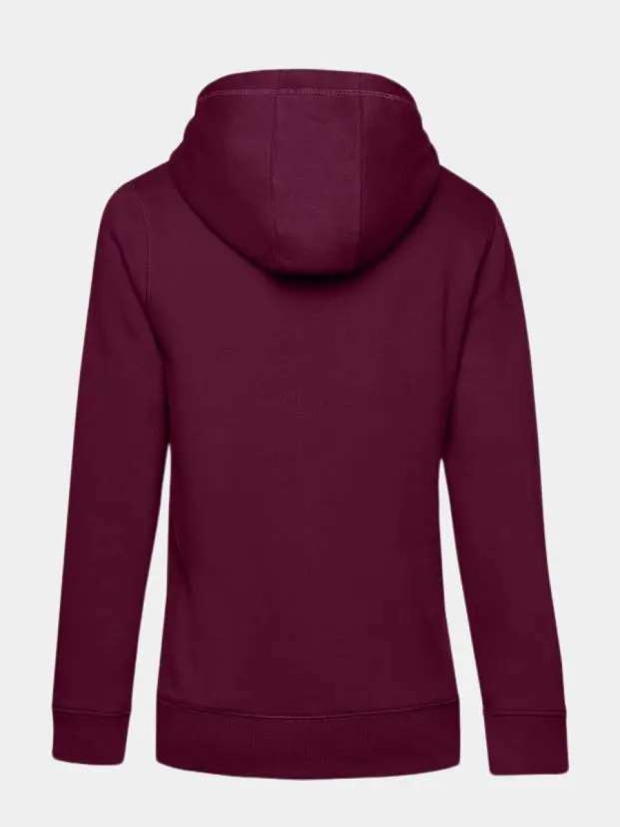 Wholesale B&C B&C Womens/Ladies Queen Hoody Dark Cherry