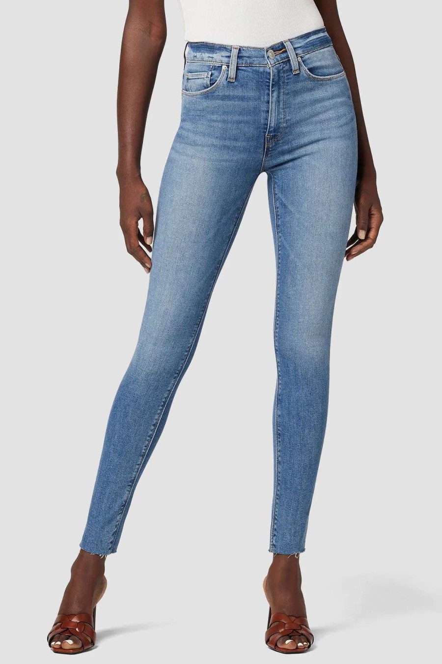 Online Hudson Jeans Barbara High-Rise Super Skinny Ankle Jean Brighton