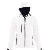 Wholesale Sols Womens/Ladies Replay Hooded Soft Shell Jacket ( ) White