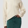 Online Hudson Jeans Front Wrap Sweater White Rabbit