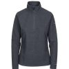 Wholesale Trespass Womens/Ladies Meadows Fleece Top Charcoal Grey