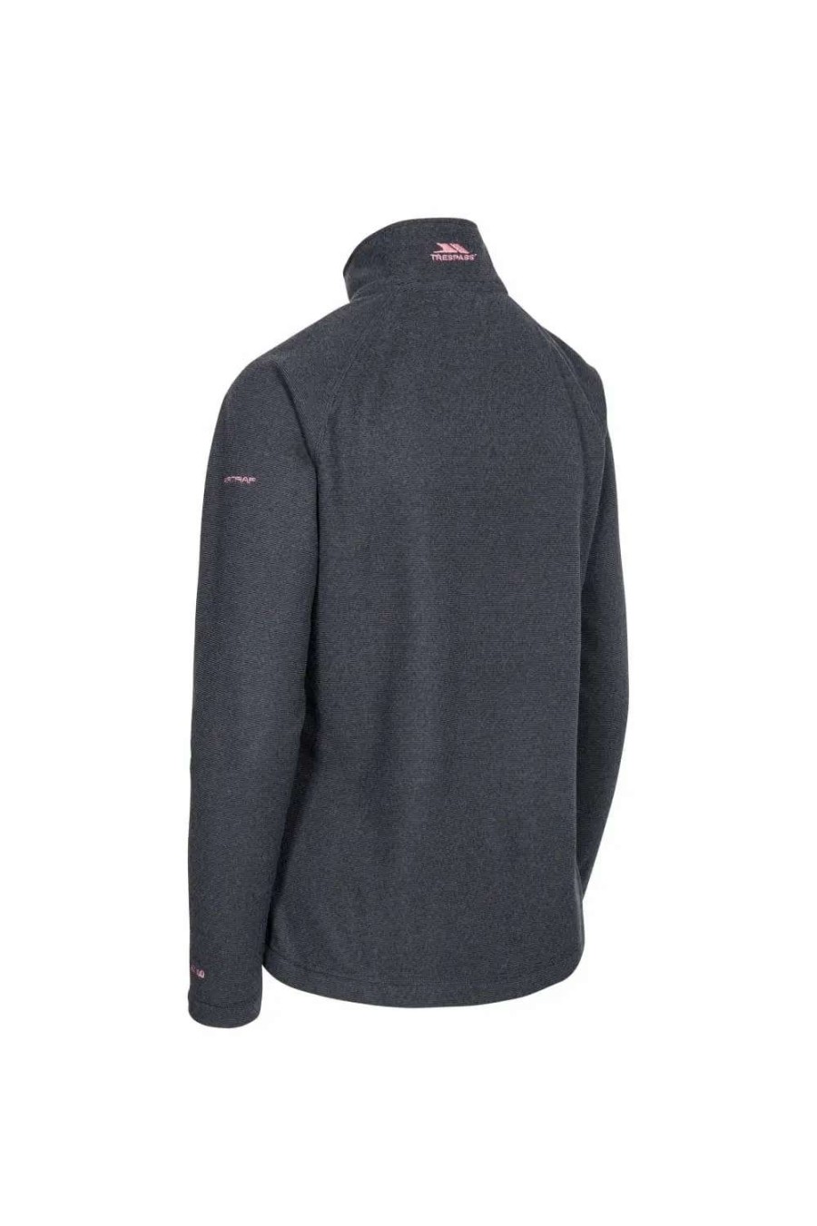 Wholesale Trespass Womens/Ladies Meadows Fleece Top Charcoal Grey