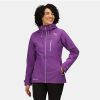 Wholesale Regatta Womens/Ladies Britedale Waterproof Jacket Plum Jam