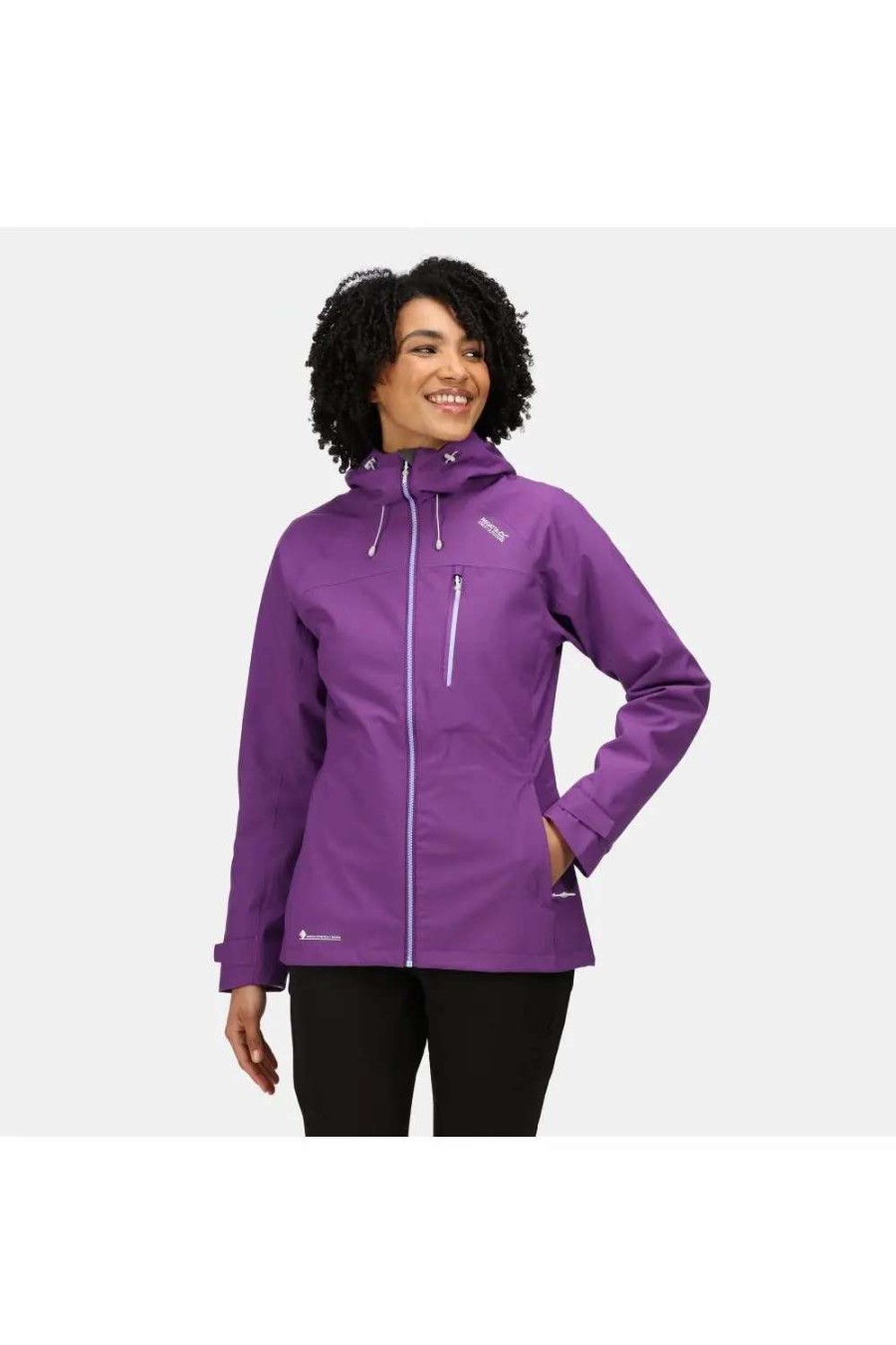 Wholesale Regatta Womens/Ladies Britedale Waterproof Jacket Plum Jam