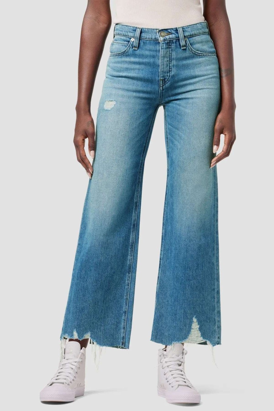 Wholesale Hudson Jeans Rosie High-Rise Wide Leg Jean Thumnderforce Thunderforce