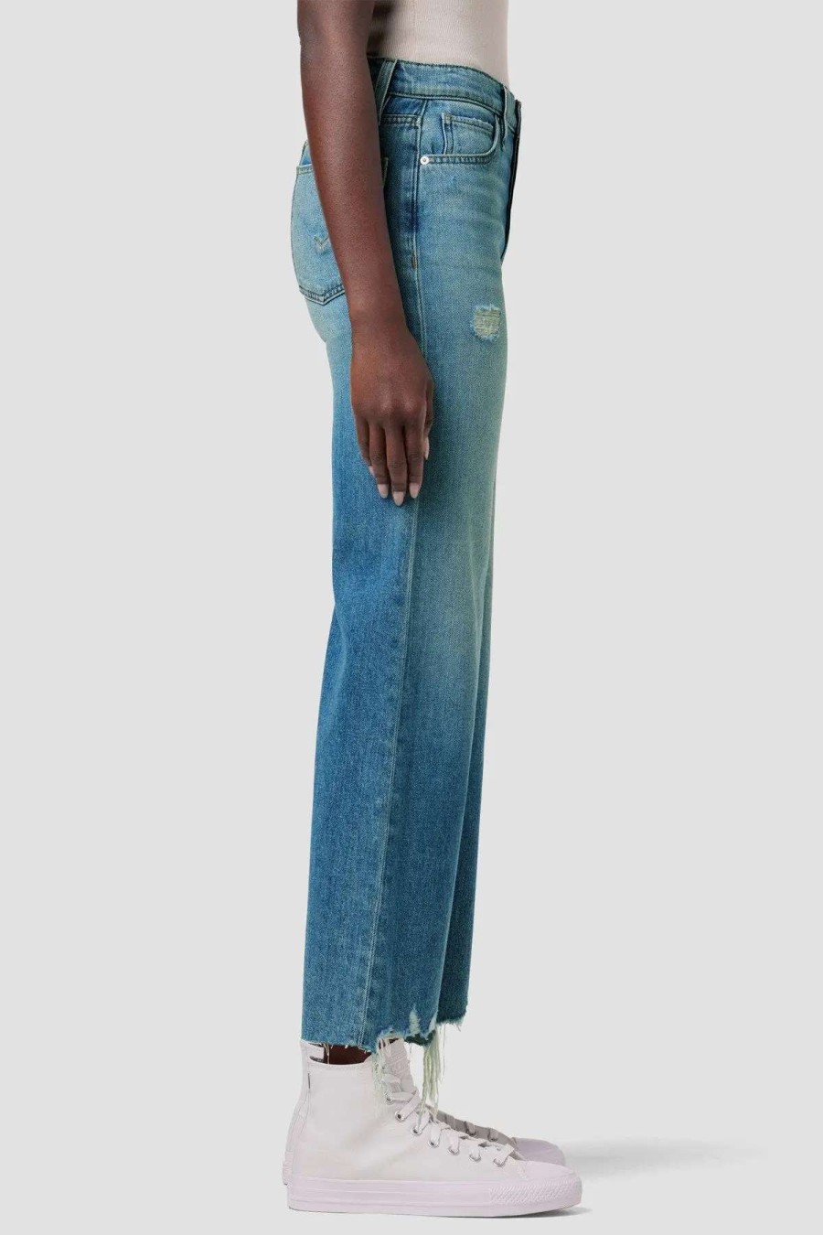 Wholesale Hudson Jeans Rosie High-Rise Wide Leg Jean Thumnderforce Thunderforce