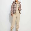 Hot Unreal Fur Python Puffer Jacket Taupe Pink Snake