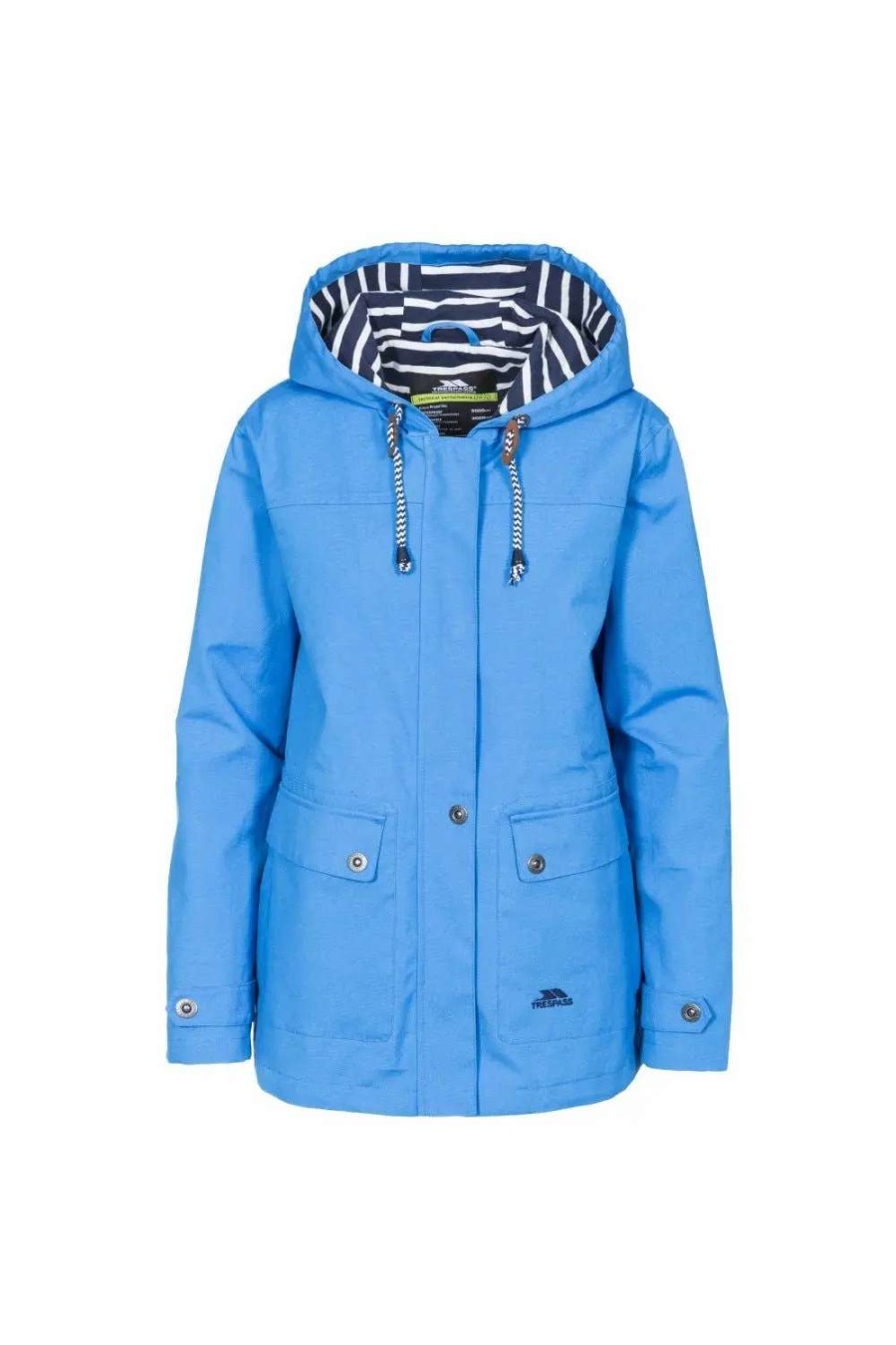 Clearance Trespass Womens/Ladies Seawater Waterproof Jacket ( ) Vibrant Blue