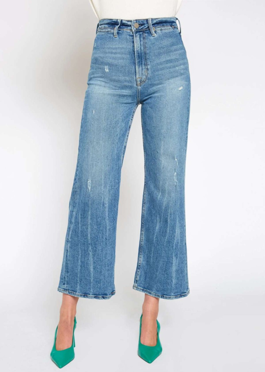 Clearance Noend Denim Queen Wide Leg Crop Memphis