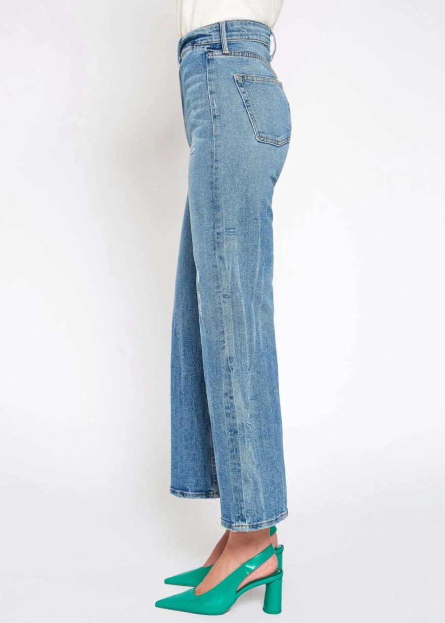 Clearance Noend Denim Queen Wide Leg Crop Memphis