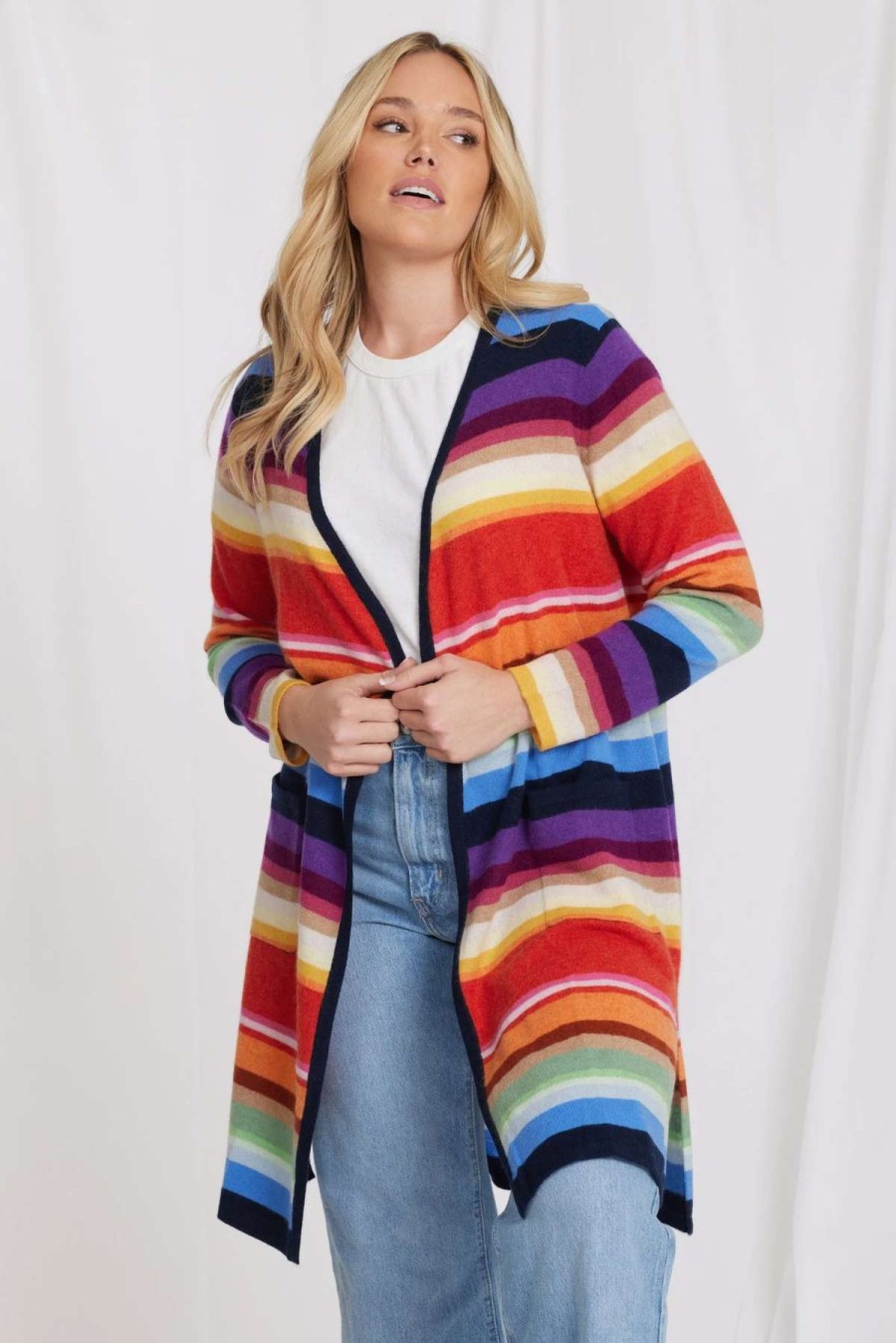 Online Minnie Rose Cash Ps Duster Jackets Multi Stripe