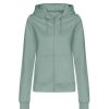 Best Awdis Womens/Ladies College Zoodie Hoodie Dusty Green