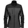 Wholesale Stormtech Womens/Ladies Cascades Soft Shell Jacket ( ) Dolphin/Black