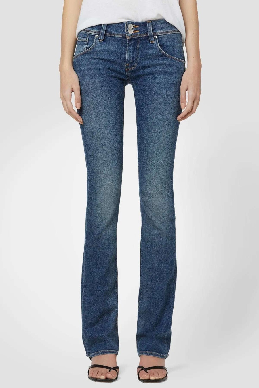 Online Hudson Jeans Beth Mid-Rise Baby Bootcut Jean Rhythm Rain