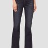 Hot Hudson Jeans Faye Ultra High-Rise Flare Jean Eco Black