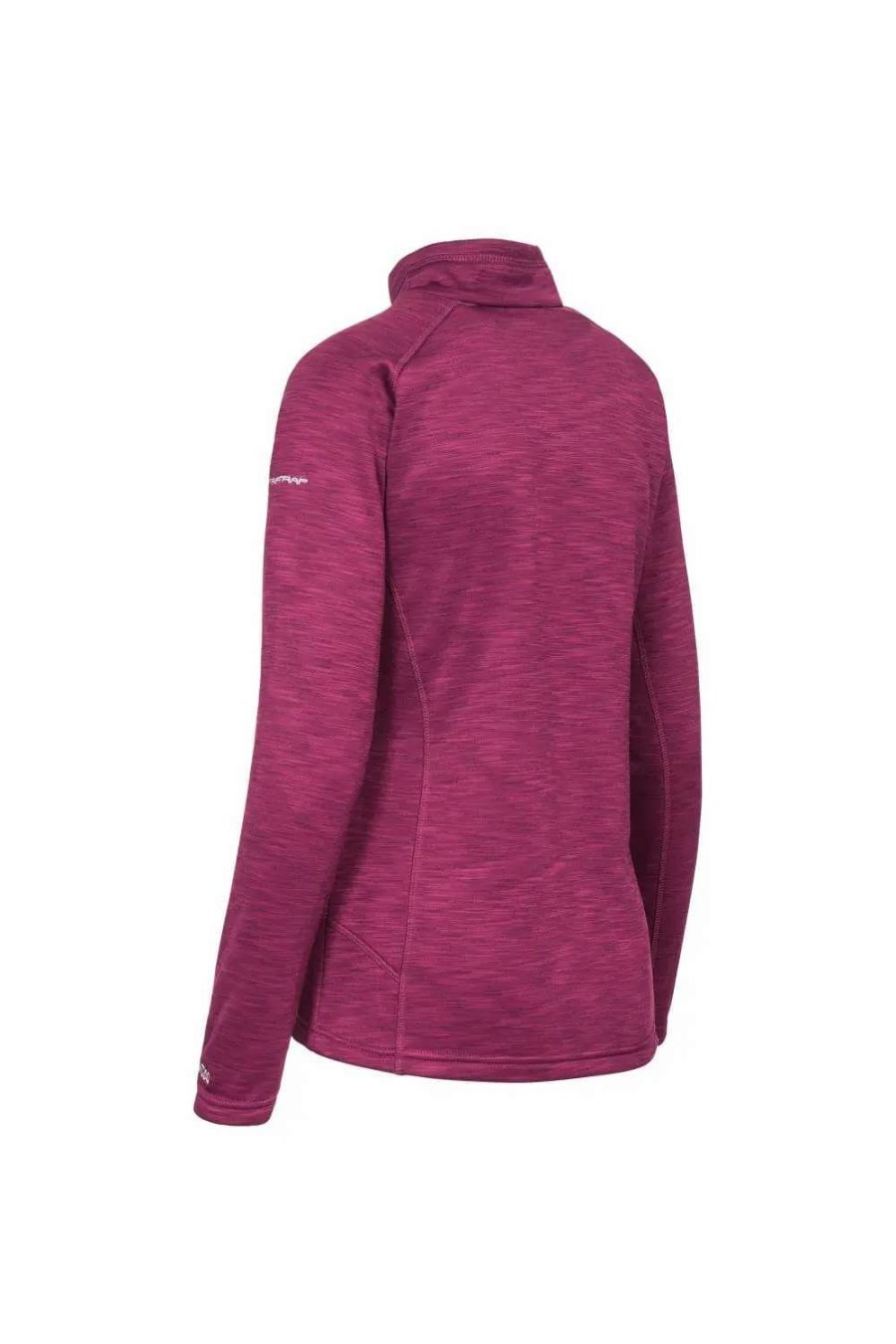 Hot Trespass Womens/Ladies Fairford Fleece Top ( ) Grape Wine Marl