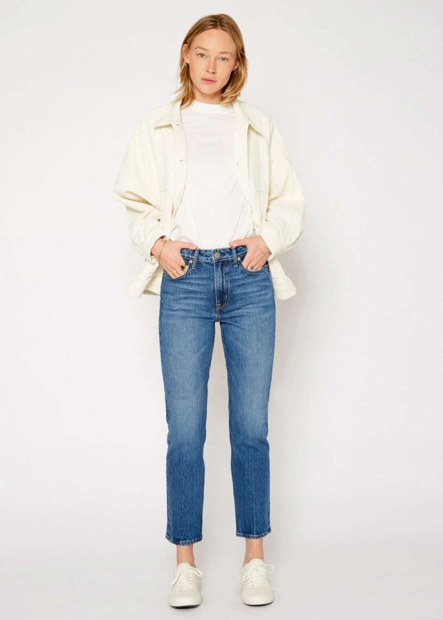 Clearance Noend Denim Ve Slim Straight Crop Jeans In Cripple Creek